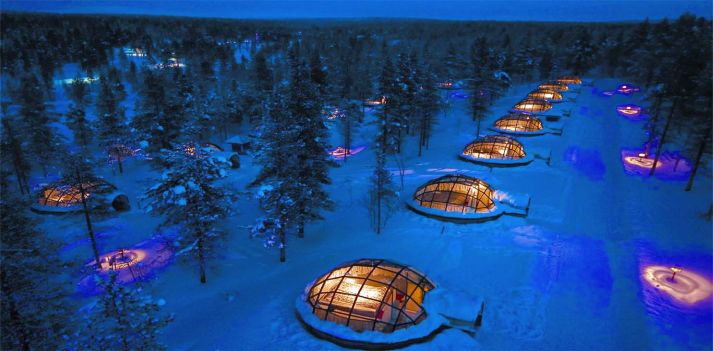 Finlandia - Igloo hotel a nord del Circolo Polare Artico: Hotel Kakslauttanen